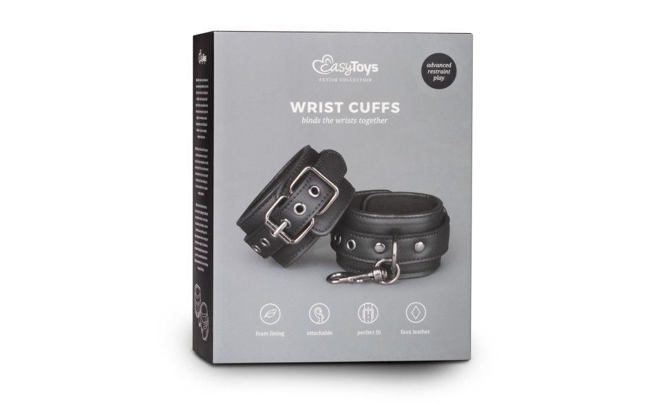 Fetish Collection - Wrist Cuffs - Black