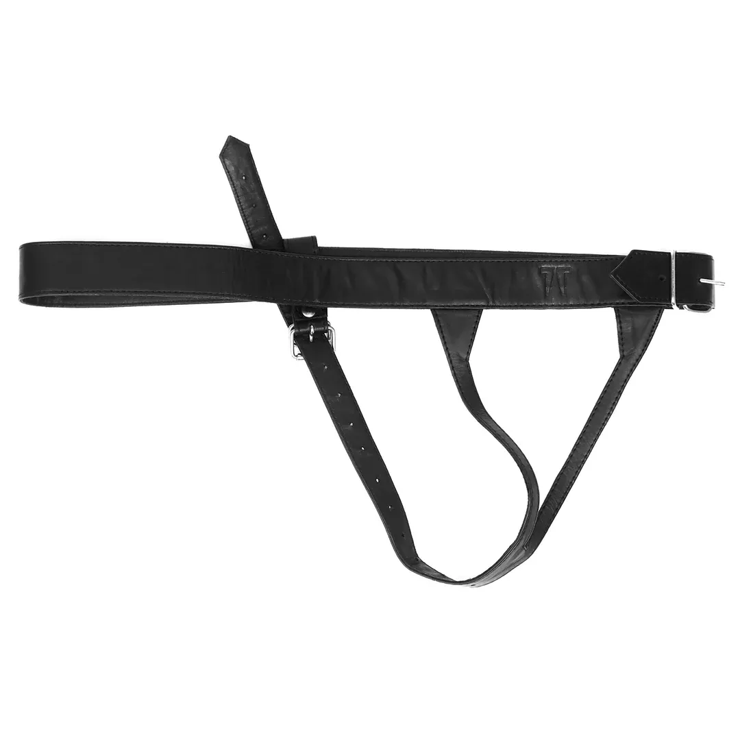 Topped Toys - Open Front Leather Plug Harness Topped Toys - Open Front Leather Plug Harness