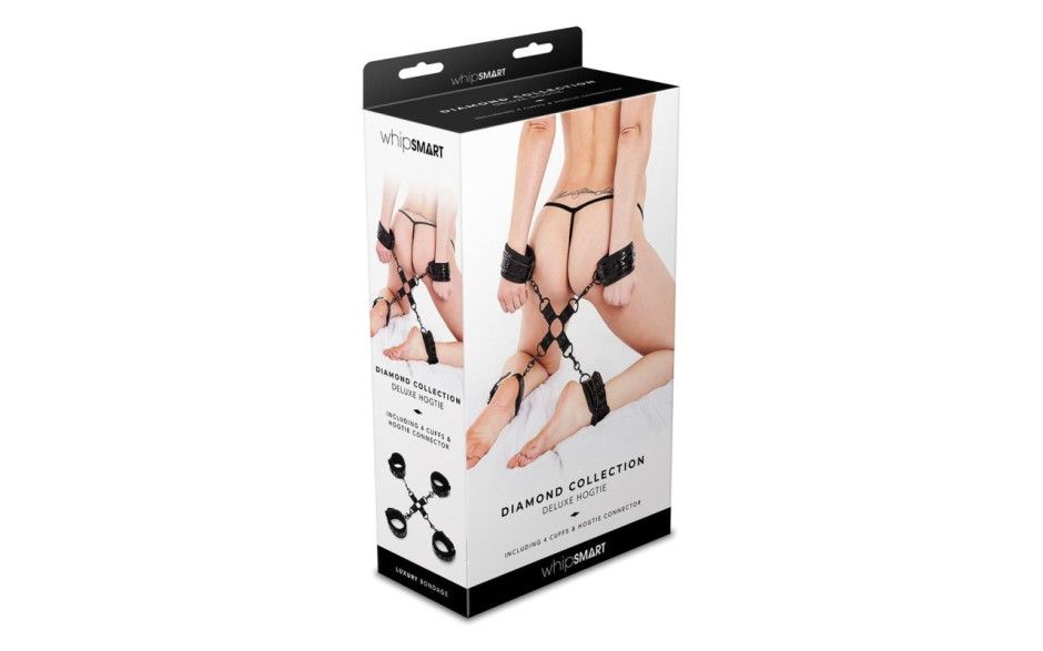 WhipSmart - Diamond Hogtie Restraint - Black WhipSmart - Diamond Hogtie Restraint - Black