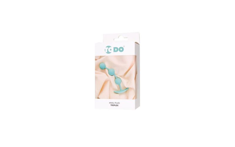 ToDo - Triplex Anal Plug - Teal ToDo - Triplex Anal Plug - Teal