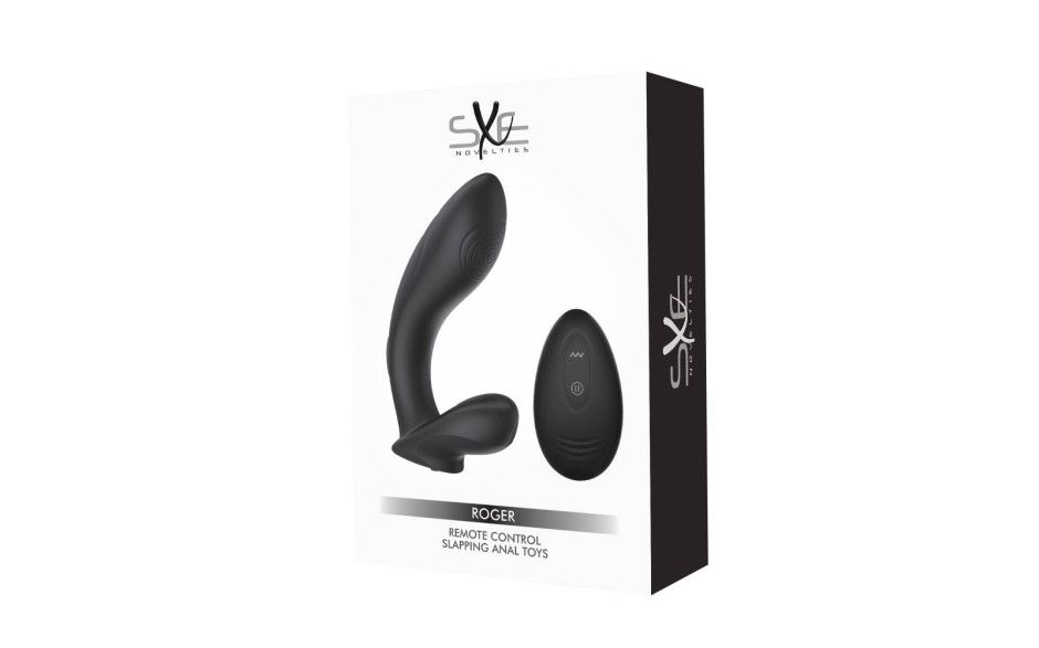 SXE - Roger Remote Control Vibrating and Slapping Anal Dildo SXE - Roger Remote Control Vibrating and Slapping Anal Dildo