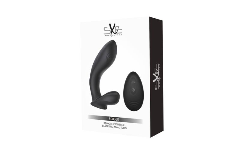 SXE - Roger Remote Control Vibrating and Slapping Anal Dildo SXE - Roger Remote Control Vibrating and Slapping Anal Dildo
