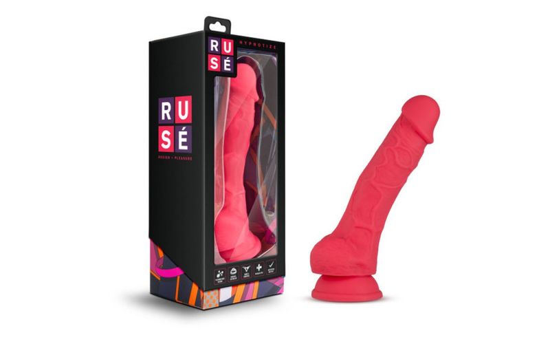 Ruse - Hypnotize Cerise Dildo - Red Ruse - Hypnotize Cerise Dildo - Red