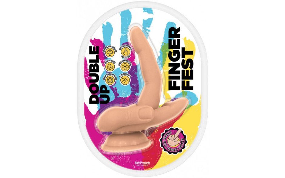 Hott Products - Finger Fest Dildo Double Up Hott Products - Finger Fest Dildo Double Up
