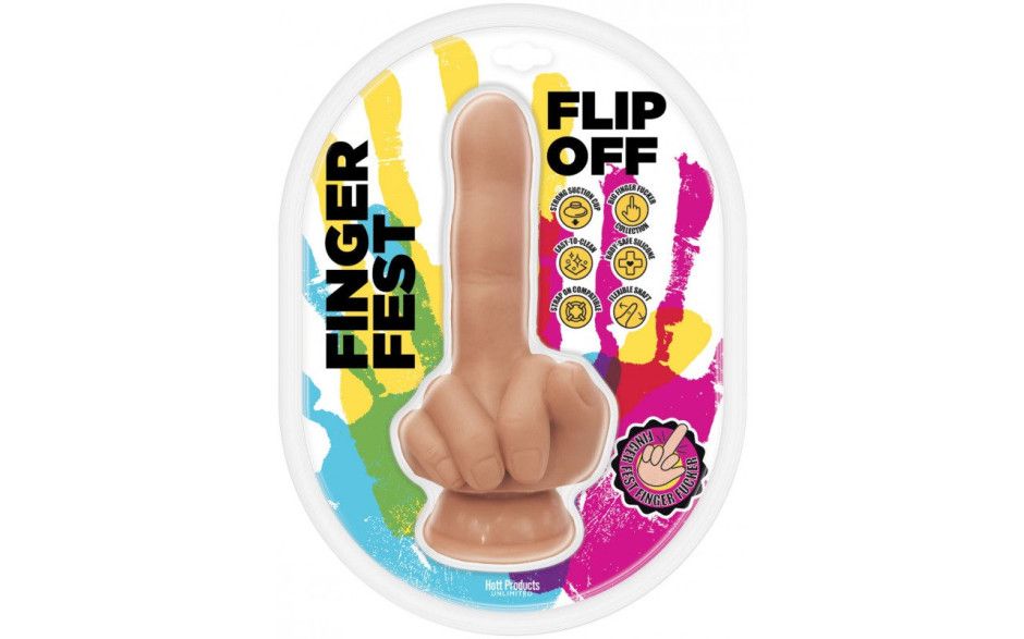 Hott Products - Finger Fest Dildo Flip Off Hott Products - Finger Fest Dildo Flip Off