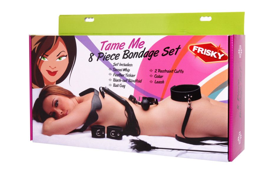 Frisky - Tame Me 8 Pc Beginner Bondage Set Frisky - Tame Me 8 Pc Beginner Bondage Set