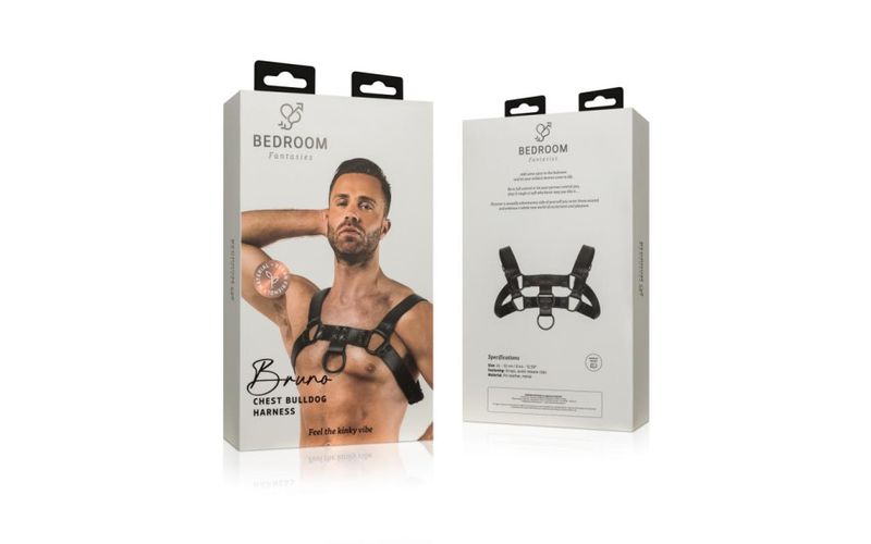 Bedroom Fantasies - Bruno Bondage Harness - Black Bedroom Fantasies - Bruno Bondage Harness - Black