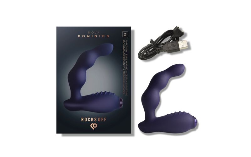 Nova - Dominion Smooth P Beaded Vibrator - Blue