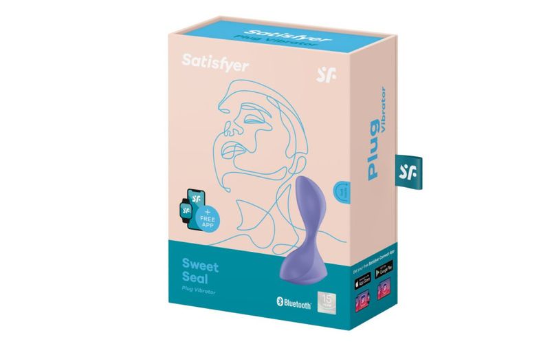 Satisfyer - Sweet Seal Vibrating Anal Plug - Lilac