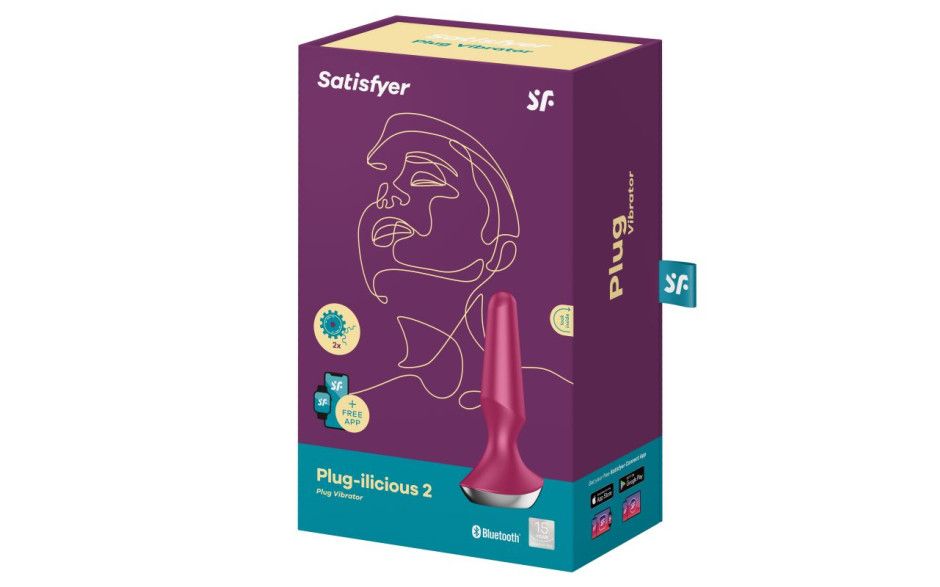 Satisfyer - Plug-ilicious 2 - Berry Satisfyer - Plug-ilicious 2 - Berry