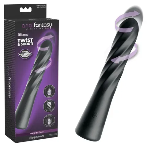 Pipedream - Anal Fantasy Elite Twist Ecstasy - Black