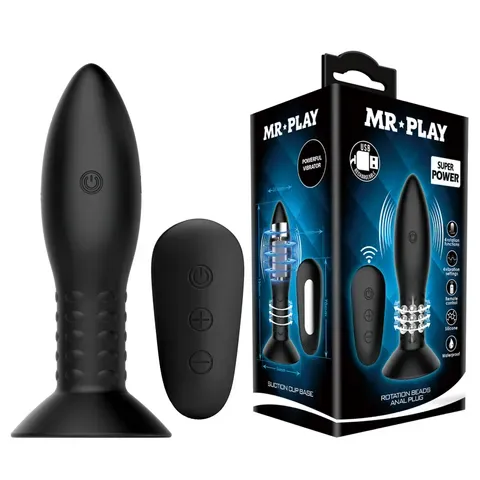 MR PLAY - Rotation Beads Anal Plug