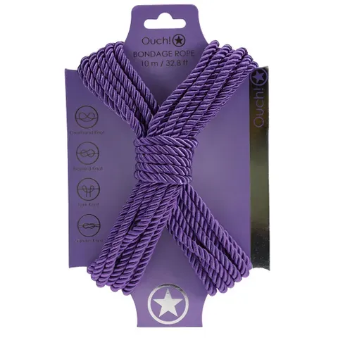 OUCH! - Bondage Rope - 10 M - Purple OUCH! - Bondage Rope - 10 M - Purple