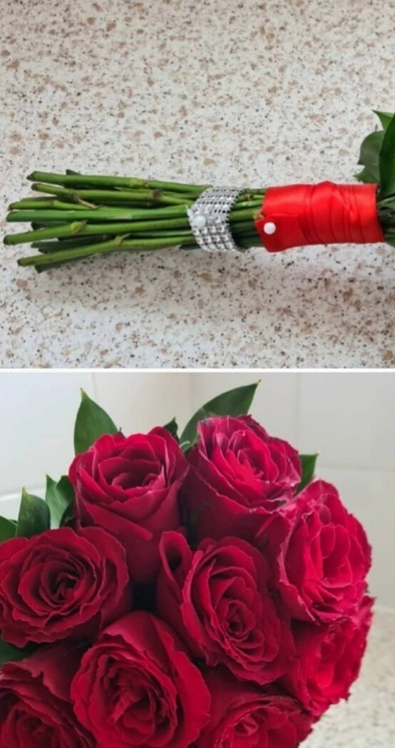 Red Bridal Bouquet
