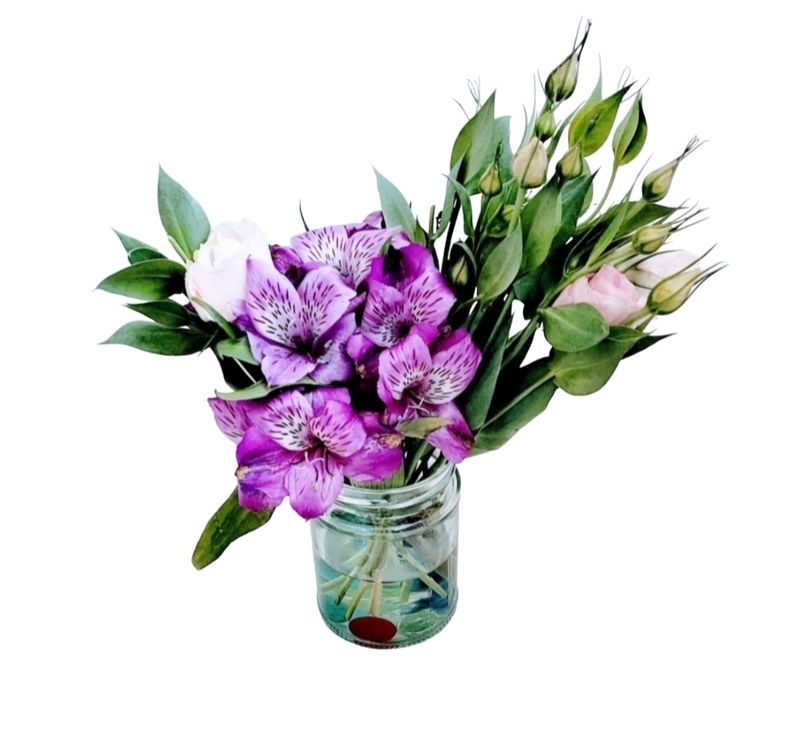 Amethyst Jar Flowers