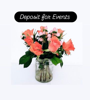 Deposit for Events