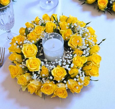 Wedding Candle Centrepiece Wedding Candle Centrepiece