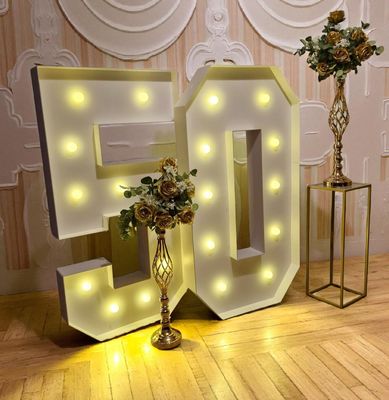 Light Up Numbers For Hire