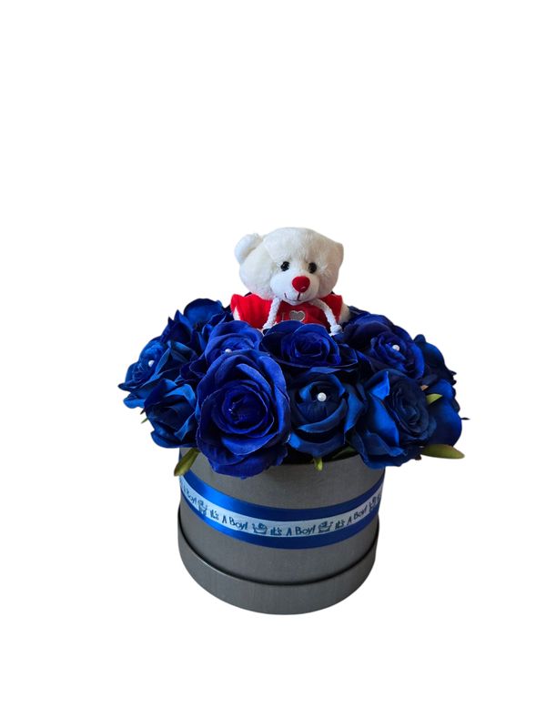 Artificial Flower Hat Boxes
