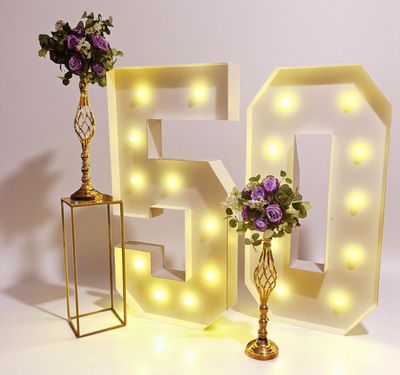 Light Up Numbers For Hire