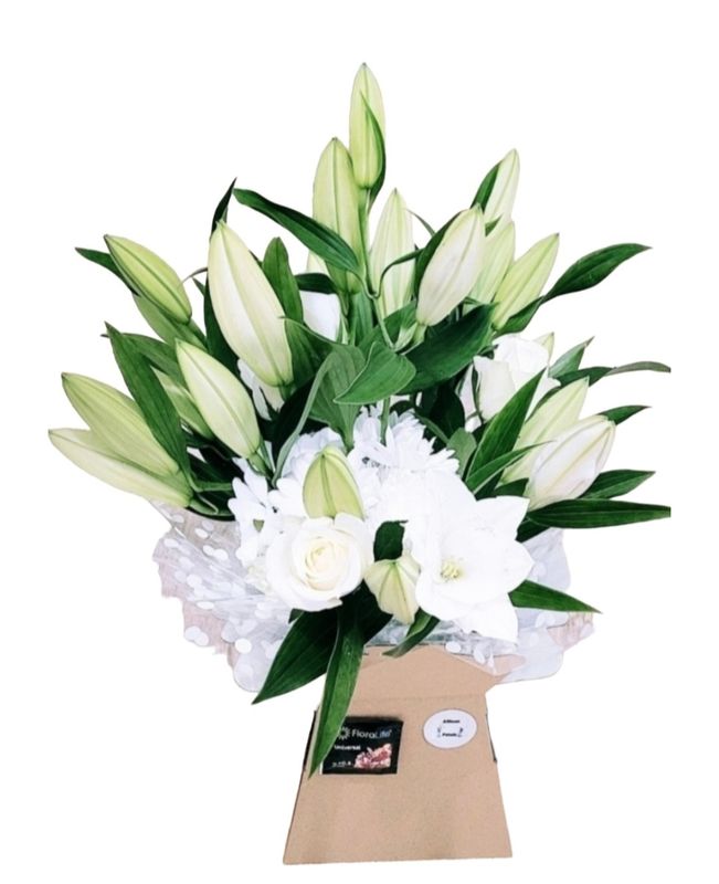 Lily Sympathy bouquet Lily Sympathy bouquet