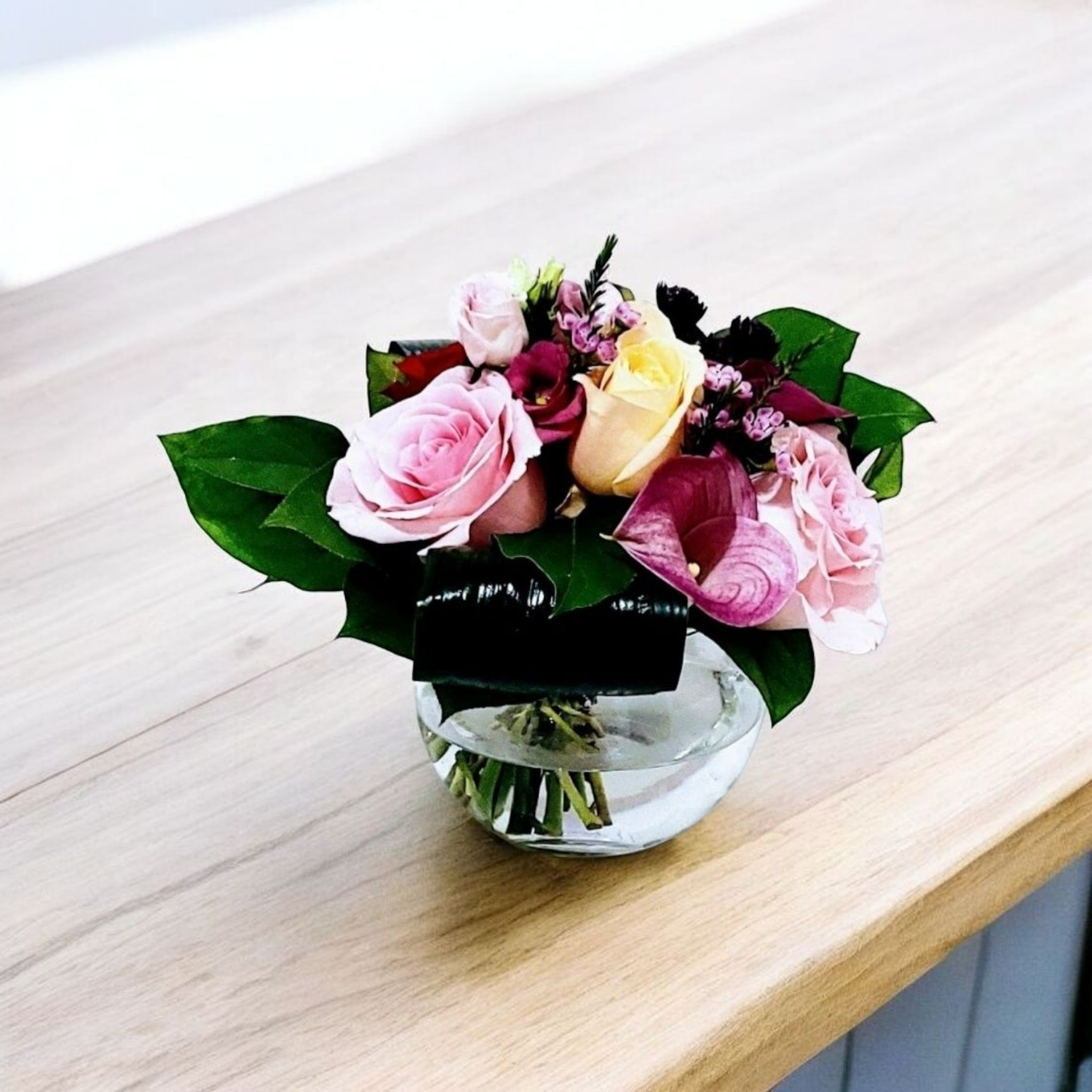 Roses in a Fish bowl