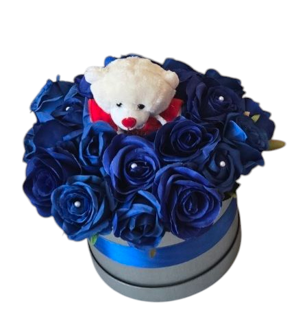 Artificial Flower Hat Boxes