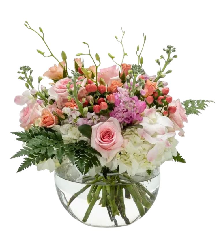 Fishbowl Vase Florals Fishbowl Vase Florals