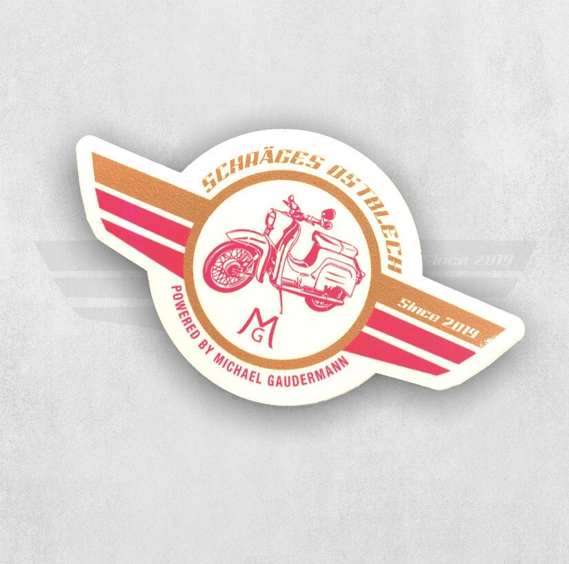 Aufkleber Logo SchrägesOstblech