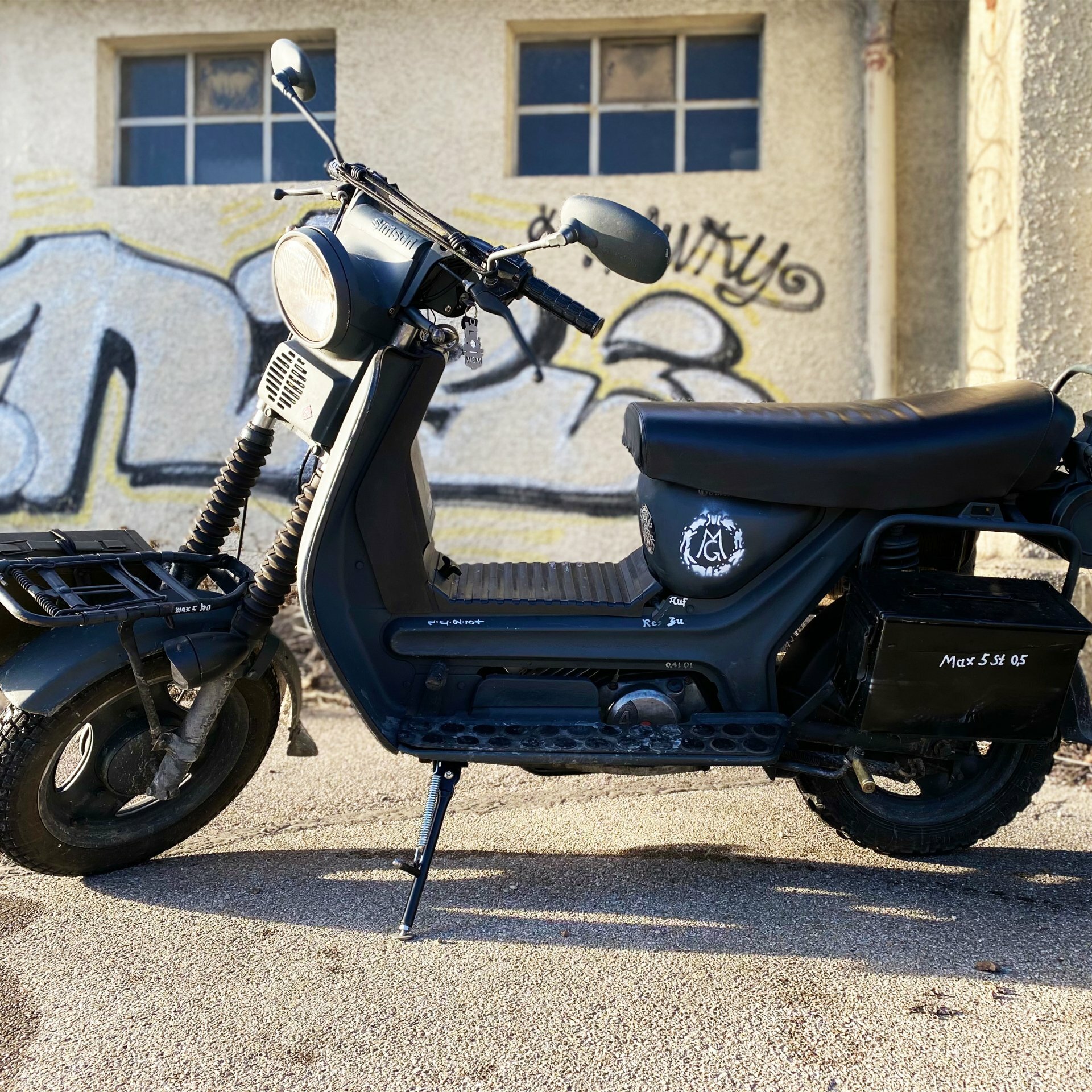 Seitenständer SR50 blank