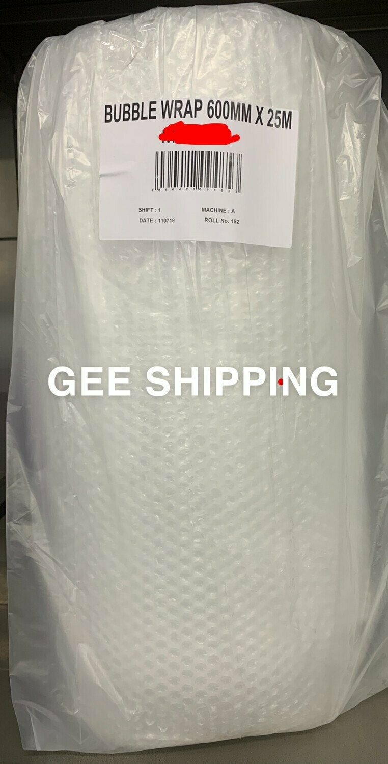 Buy Bubble Wrap 600mm X 25M.