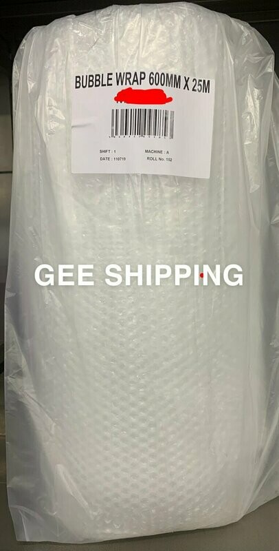 Buy Bubble Wrap 600mm X 25M.