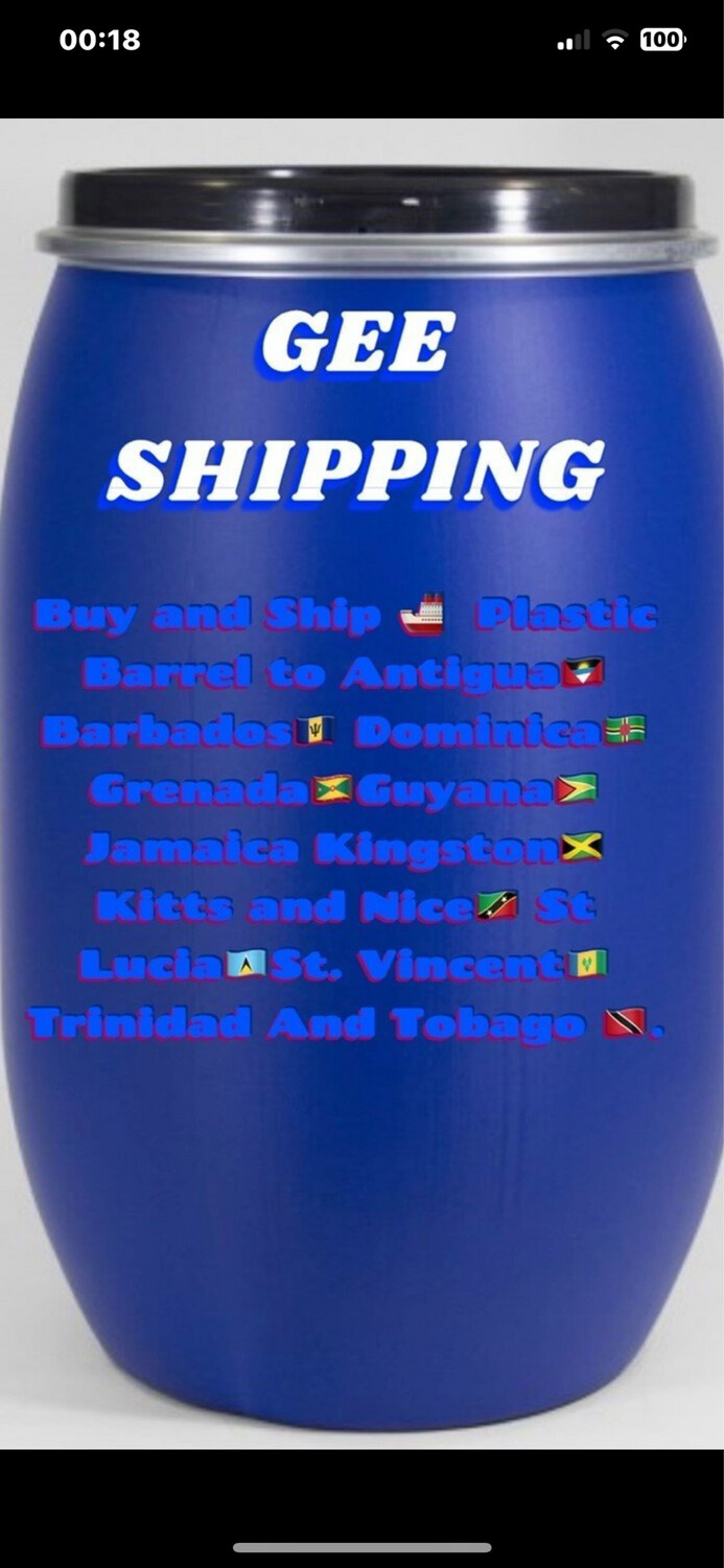 Buy (1) Used Plastic Barrel /// Lockable Cardboard Shipping Barrels. INCLUDES FREE DELIVERY ONLY IN THE LONDON AREA ONLY.