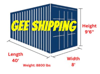 Ship a (40ft) container to KINGSTON JAMAICA​ ??. Please Note; You Do Not Own The Container.