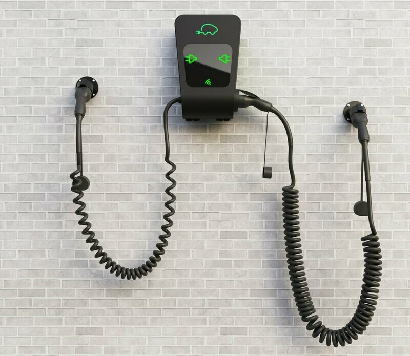 ChargeStorm 2-  3Phase 32A/22kW, 2 Cable T2 4m