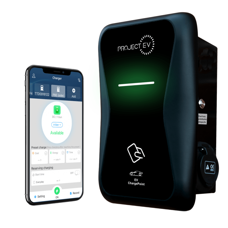 Project EV 7.3kw 32A Charger  PRO EARTH RFID