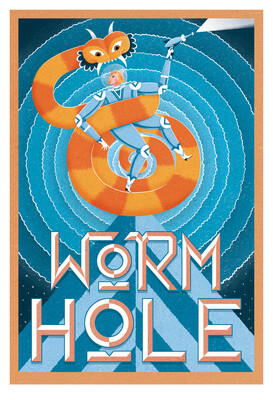 Worm Hole A3 giclée print