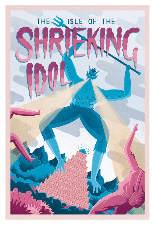 Shrieking Idol A3 giclée print