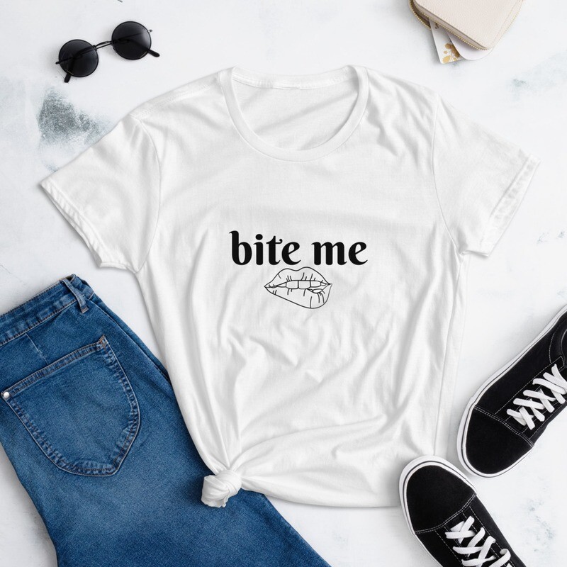Bite Me Women&#39;s short sleeve t-shirt