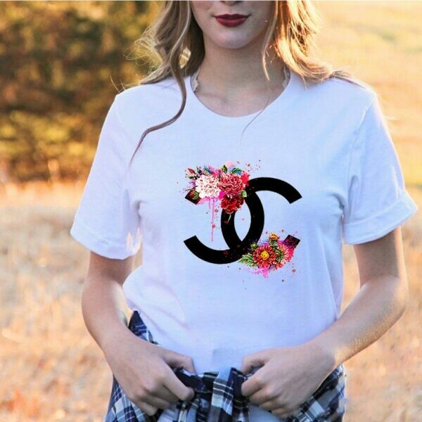 Chanel Floral Shirt Chanel Vintage Chanel T Shirt