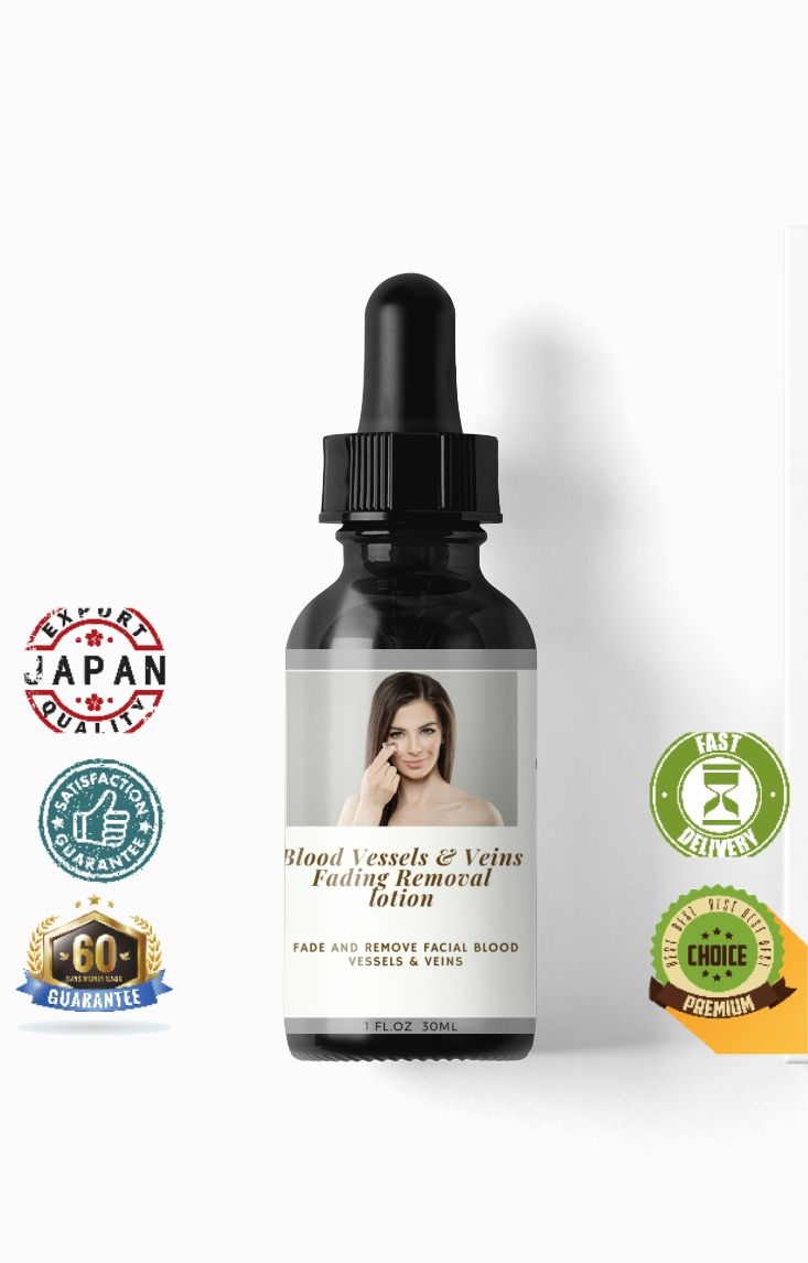 Blood vessels and veins fading repair lotion-30ml.Effectively reduce vein inflammation, deep skin repair, reduce redness and discoloration on the broken capillaries and vein area.