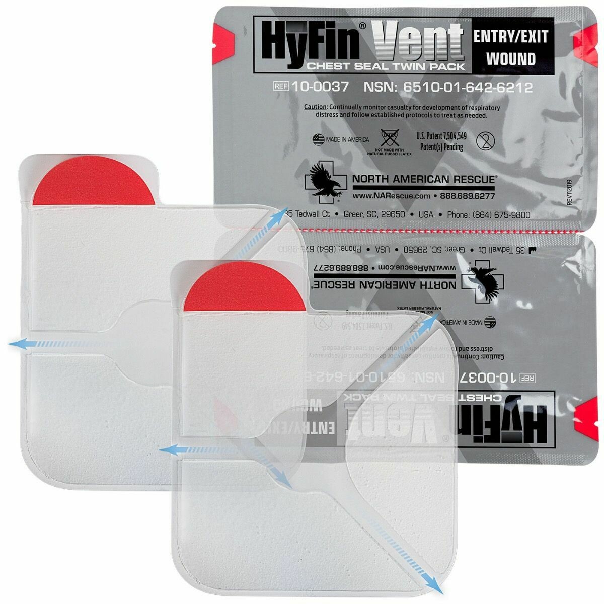 HyFin Vent Chest Seal Twin Pack