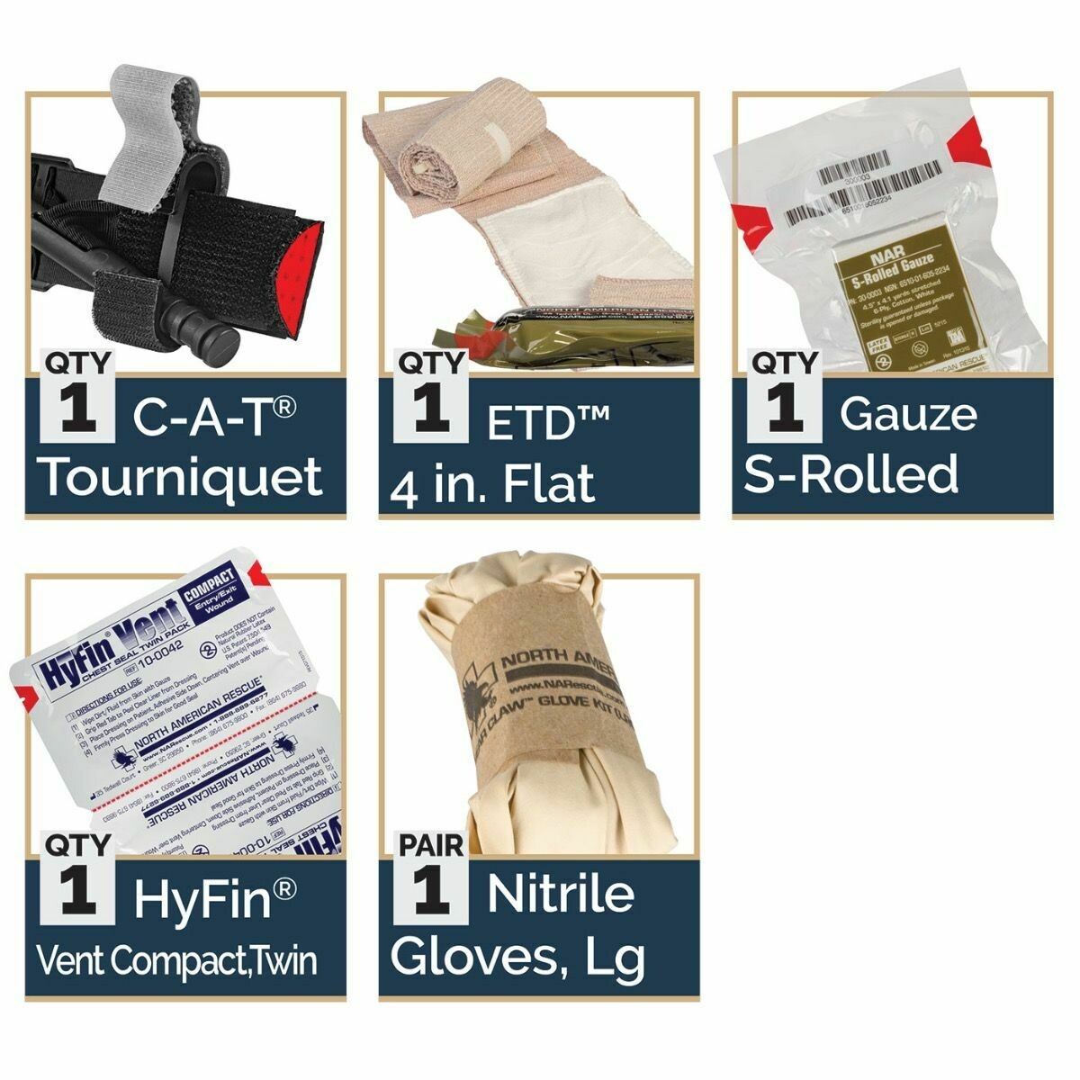 M-FAK Refill w/ S Rolled Gauze