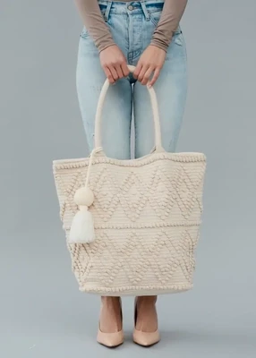 Ivory tote