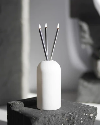 Silver and White