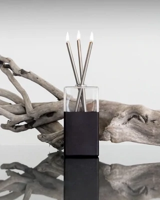 Square Black and Silver