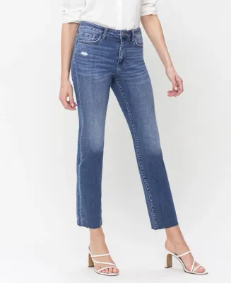 Flying Monkey High Rise Slim Straight Leg Jean