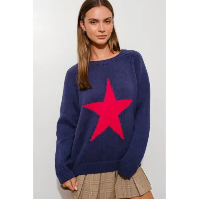 Blue Star Sweater