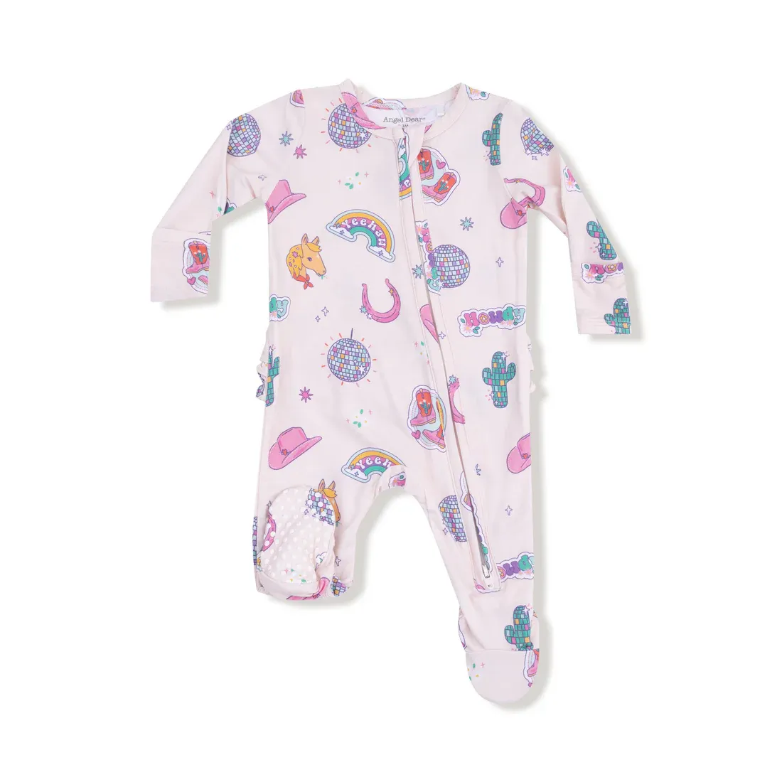 Disco Cowgirl  2 Way Zipper Footie