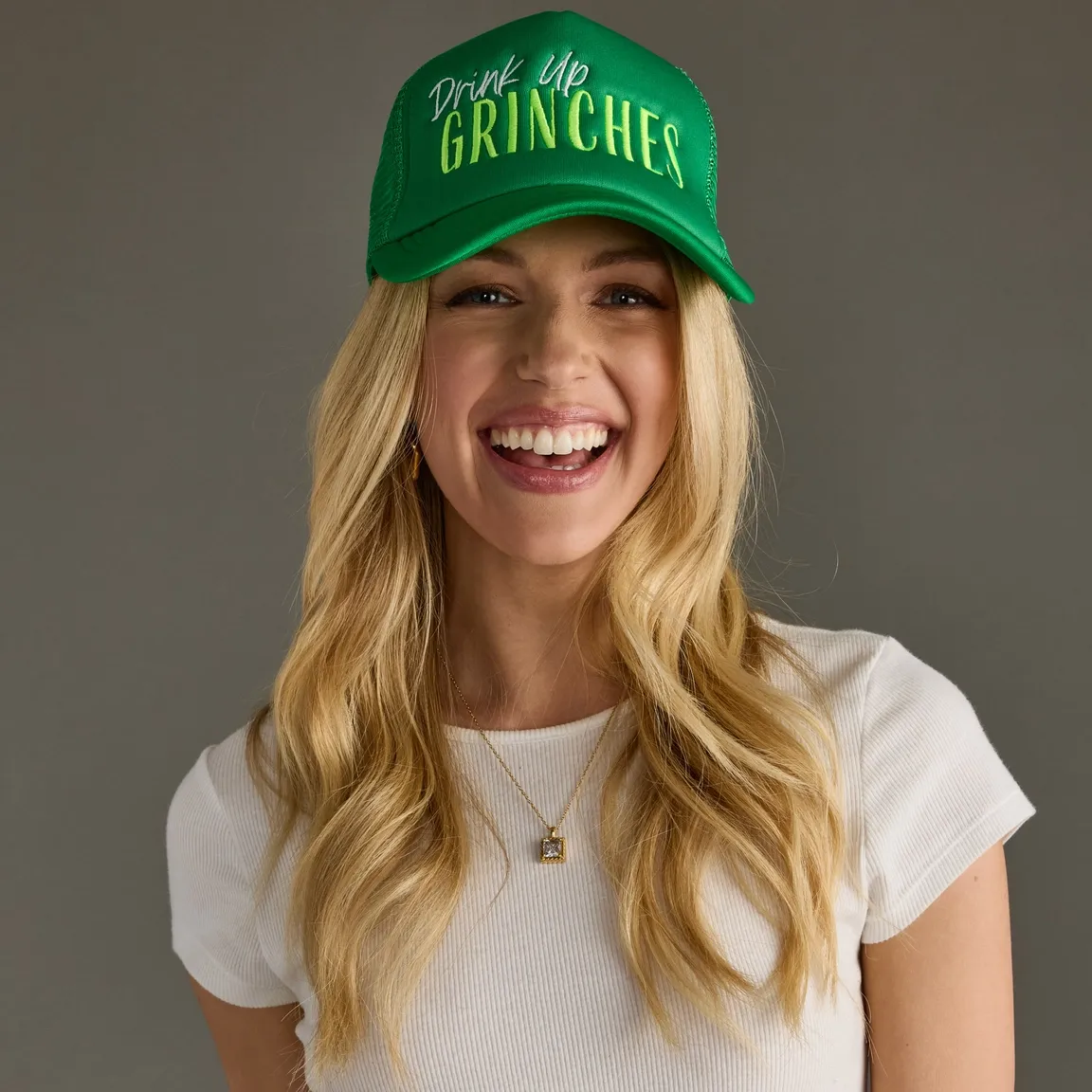 *&#39;Drink Up Grinches&#39; Trucker Hat